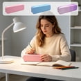 thumbnail image 1 of geerera Silicone Pencil Case, Large Capacity Pen Organizer, Silicone Zipper Pouch for Marker & Office Supplies, Pink Stationery Holder, 7.48x1.89x2.36 Inch, 1 of 6