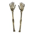 thumbnail image 1 of geerera Skeleton Arm Stakes, 2-Piece Scary Hand Ground Decor for Garden Halloween Displays, Yard Haunted Themes, Outdoor Spooky Scene, 1 of 9