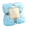 thumbnail image 1 of geerera Soft Fuzzy Faux Fur Throw Blanket, Long Hair Plush Fleece Throw, Cozy Microfiber Blanket, for Sofa Bedroom 51"x63", 1 of 6