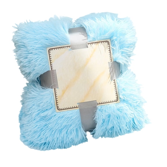 geerera Soft Fuzzy Faux Fur Throw Blanket, Long Hair Plush Fleece Throw, Cozy Microfiber Blanket, for Sofa Bedroom 51"x63"