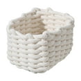 thumbnail image 1 of geerera Solid Color Desktop Storage Basket Key Remote Control Desktop Storage Basket Cosmetics Retail Storage Basket,Cute Closet Baskets and Bins for Shelves 5x7x5 inch, 1 of 6