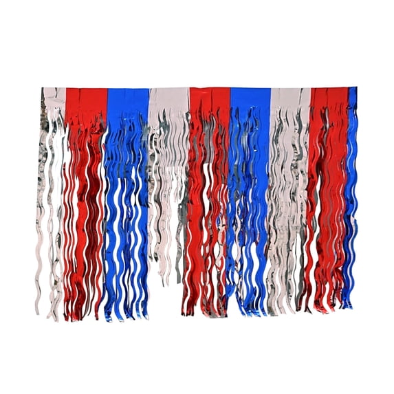 geerera Table Skirts Flag For Glitter Streamer Garland Curtains Background For Processio Floats Wedding Birthday Independence Day Party Decorations