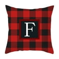 thumbnail image 1 of geerera Throw Pillow Covers Alphabet Decorative Pillow Cases ABC Letter Flowers Cushion Covers Super Soft Square Pillow Protectors for Sofa Couch Bedroom Car Chair Home Decor 18 x 18 Inch, 1 of 8
