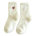thumbnail image 1 of geerera Valentine‘s Day Socks, Thickened Womens Fuzzy Socks Fleece Fluffy Plush Warm Sleep Soft Cozy Winter Adult Socks, 1 of 6