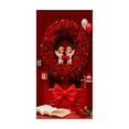 thumbnail image 1 of geerera Valentines Day Door Cover, 35x71 Inch Hanging Fabric Banner for Outdoor and Indoor Door, Large Party Backdrop for House and Wall, Festival Celebration Decor, Holiday Entrance Decor, 1 of 6