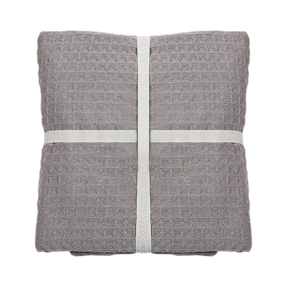 geerera Waffle Cotton Bath Sheet,Microfiber Oversize Quick Dry Lint Free Bath Towel, for Bath, Beach, or Pool Time 55x28 inch
