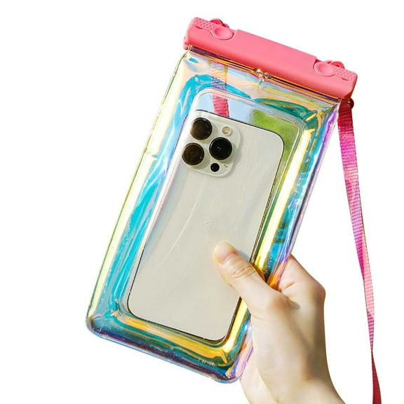 geerera Waterproof Touchscreen Phone Pouch - Swimming Floating Case for Beach Water Sport and Outdoor Activities