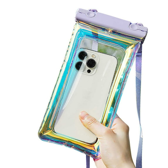 geerera Waterproof Touchscreen Phone Pouch - Swimming Floating Case for Beach Water Sport and Outdoor Activities