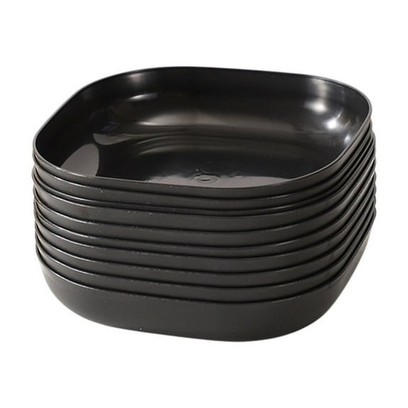 geerera Wheat Straw Dinner Plates, Plastic Plates, Unbreakable Reusable Lightweight Dishwasher Microwave Safe, for Salad Snack Fruit Sauce and more,5.7 Inch