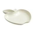 thumbnail image 1 of geerera Wheat Straw Plates, Apple Shaped Dumpling Plate with Sauce Dish,Multi Function Snack Tray Convenient Fruit Tray for Kitchen Camping and Parties,Lightweight, Unbreakable, Dishwasher Safe, 1 of 6