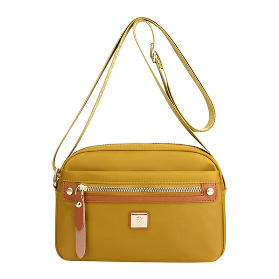 geerera Women Shoulder Handbag, Fashion Tote , Lightweight Crossbody Bag With Multiple Pockets And One Shoulder Nylon Fabric 9x4x6 inch