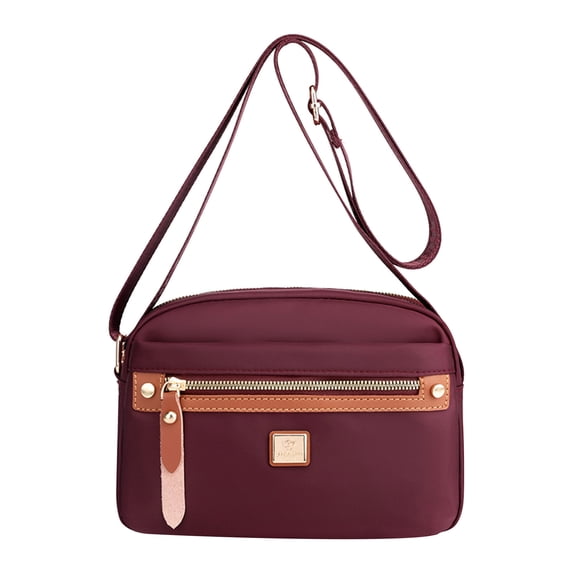geerera Women Shoulder Handbag, Fashion Tote , Lightweight Crossbody Bag With Multiple Pockets And One Shoulder Nylon Fabric 9x4x6 inch