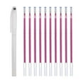 thumbnail image 1 of gel pens for smooth writing Heat Erasable Pens For Fabric 4 Colors Heat Erasable Fabric Marking Pens For Sewing Quilting Embroidery Dressmaking 1ml 4PCS, 1 of 2