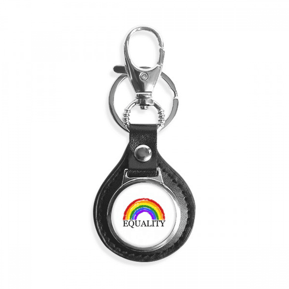 gender difference and identity rainbow equality key link chain keyholder finder hook metal