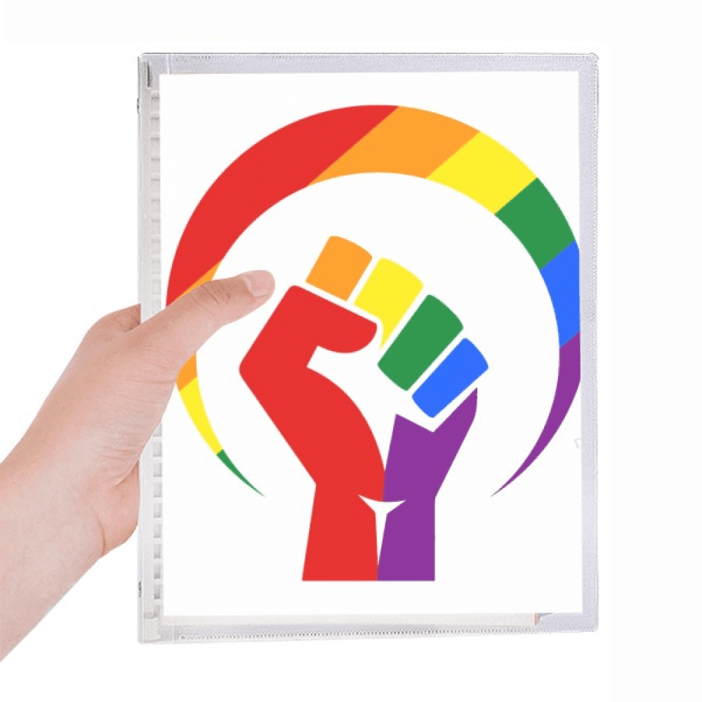 gender differences around rainbow equality notebook loose diary refillable journal statiry