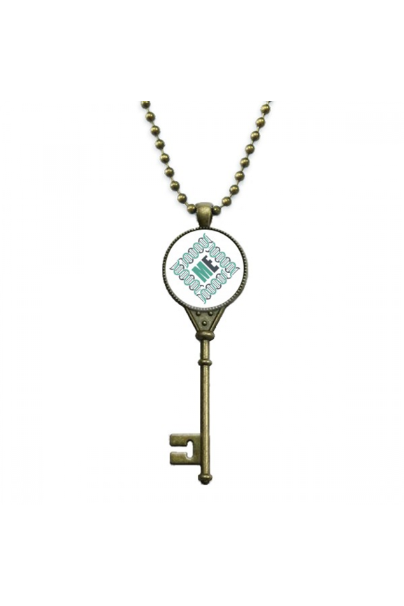 gene framework circulates body key necklace pendant tray embellished chain