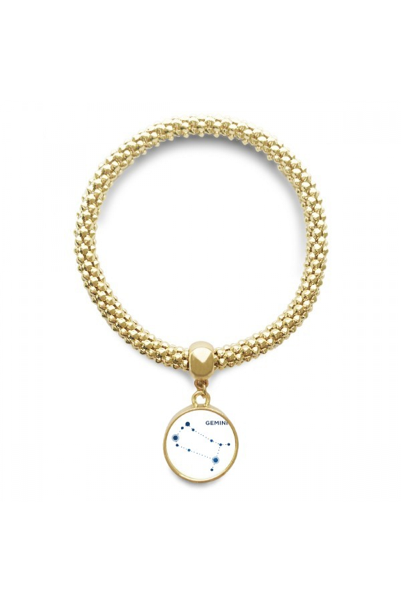 geni constellation sign zodiac en bracelet round pendant jewelry chain