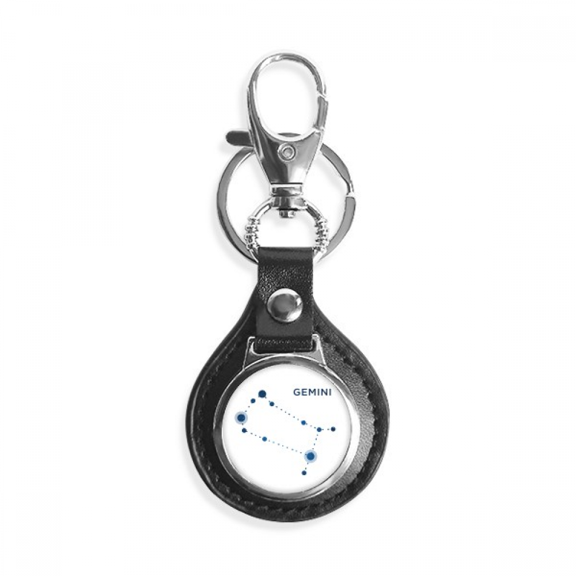 geni constellation sign zodiac key link chain keyholder finder hook metal