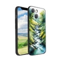 thumbnail image 1 of gentle-babbling-brook-56 phone case for iPhone 13 for Women Men Gifts,Flexible Painting silicone Shockproof - Phone Cover for iPhone 13, 1 of 1