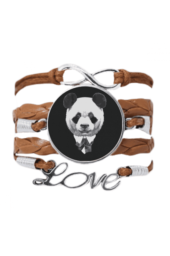 gentleman suit handsome panda treasure bracelet chain ornament wristband