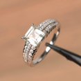thumbnail image 1 of genuine natural green amethyst ring engagement ring oval cut solid sterling silver ring green gemstone ring, 1 of 2