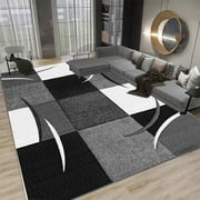 geometrico moderno per soggiorno decorazione della casa divano in flanella morbida tavolo tappeti per grandi aree camera da letto comodino tappetino Tapete