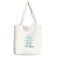 thumbnail image 1 of geometry line triangular tote canvas bag shopping satchel casual handbag, 1 of 3