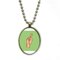 thumbnail image 1 of gesture synthesis trikeros expression necklace vintage chain bead pendant jewelry collection, 1 of 3