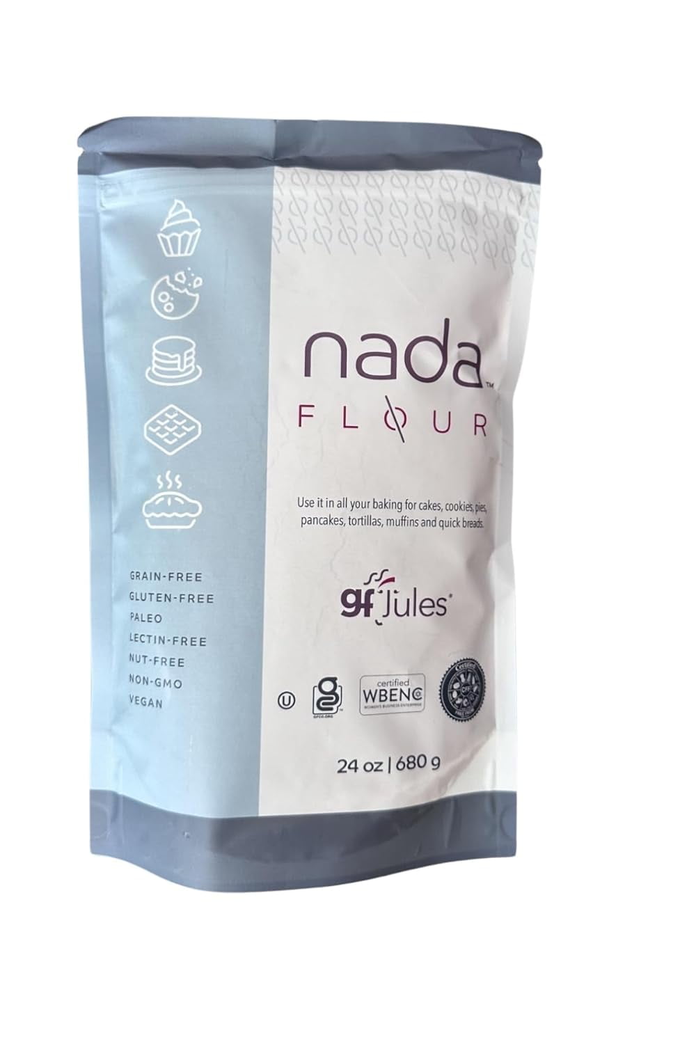 gfJules Nada Flour Grain-Free, Certified Gluten-Free Allergen