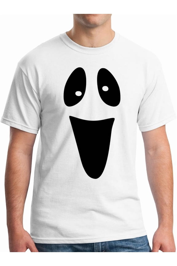 Ghost Face Silly Tee Spooky Halloween Costume T-Shirt