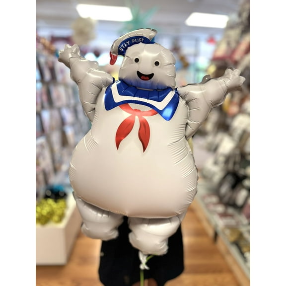 ghostbusters decoration Themed Foil Balloons Stay Puft Marshmallow Man- 2PC foil Balloon bouquet