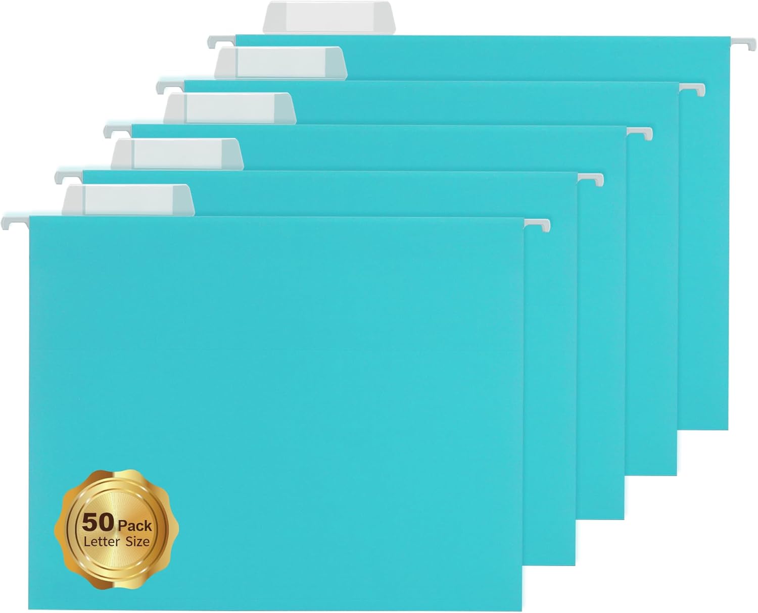 WYZZHY 50 Packs Hanging File Folders Yellow Letter Size 8.5x11 Hanging ...