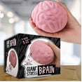 thumbnail image 1 of giant 5.11" stress brain, stress reliever , sensory squish ball, 1 of 5