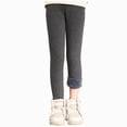 thumbnail image 1 of gibobby Girls' Fleece Lined Leggings Cotton Kids Thick Warm Pants 3-14 Years,Grey, 1 of 7