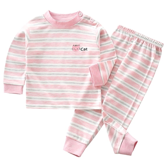 gibobby Toddler Fall Outfit Boy Girl Baby Winter Clothes Long Sleeve Contrast Color Sweatshirt Pants Sets 3 6 12 18 24 Months 2T 3T 4T 5T Toddler Baby Outfits,12-18 Months