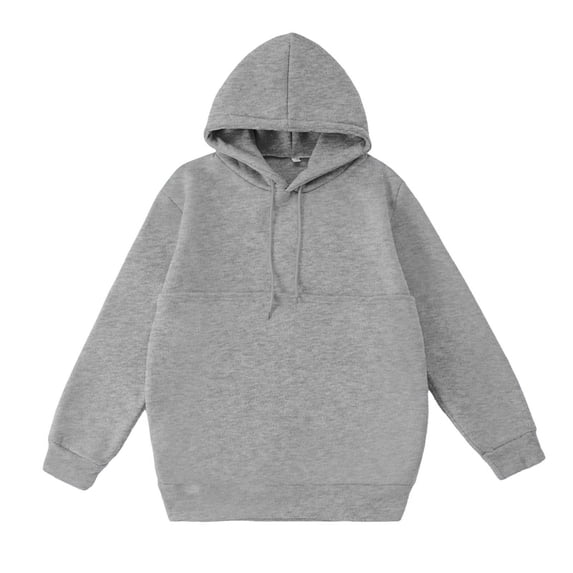 gibobby Women's Loose Hoodie Sweatshirts Casual Long Sleeve Solid Color Fall Sweaters Drawstring Side Slit Pullover Tops,L