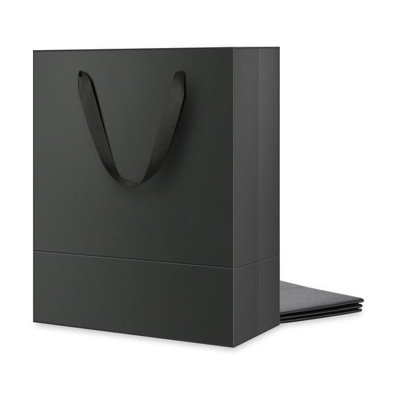 BAKIPACK 4 Gift Bags 10x4.5x11 inches With Handles For Party Gift Wrapping Favor Bag Small business bag Paper Gift Bags