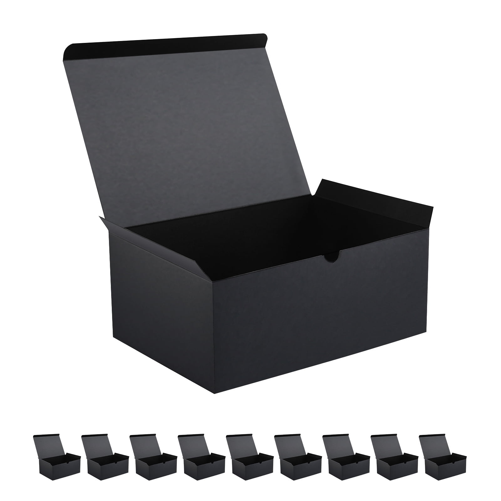 JINMING 10 Gift Boxes 9.5x6.5x4 Inches Gift Boxes with Lids, Matte ...