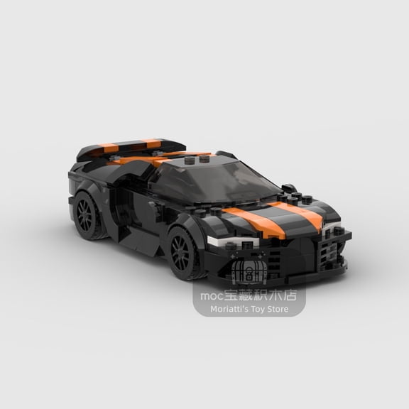 gift2024  MOC Speed City Car Champion Racer Classic Supercar Building Blocks Brick Racing Super Technique Creative Garage DIY Set