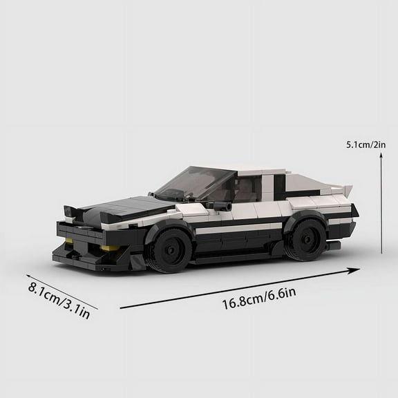 gift313 Pcs AE86 Initial Cars D Moc Speed Champions Racer City Sports Vehicle Building Blocks Creative Educational Toys Boys