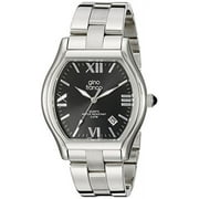 GINO FRANCO Men's 937CH Cushion Shaped Stainless Steel Bracelet Watch