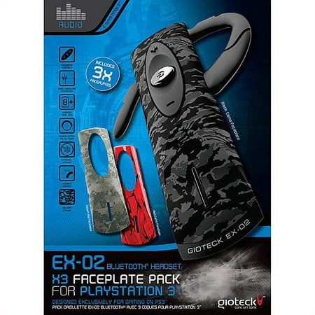 PlayStation 3 EX-02 Next Gen Bluetooth Headset with Faceplates