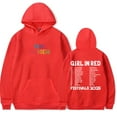 thumbnail image 1 of girl in red glay kisser Merch 2025 Hoodies Women Men Long sleeve Fashion Casual Hooded Sweatshirts, 1 of 4
