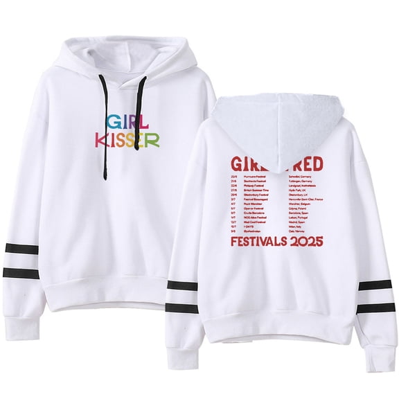 girl in red glay kisser Merch Men/Women Hooded Sweet Streetwear Hooded Long Sleeve
