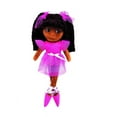 thumbnail image 1 of girlzndollz Elana Sparkle Ballerina Doll with Purse Purple/Brown, 1 of 2