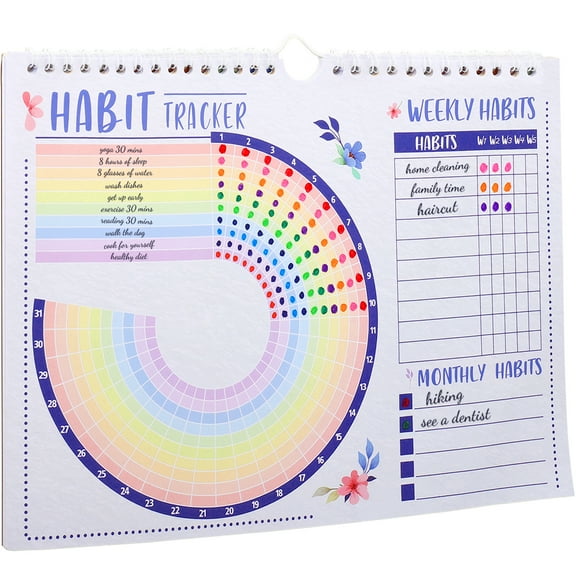 gisgfim 11.8" x 8.5" Habit Tracker Calendar Planners & Appointment Book, 14 Pages