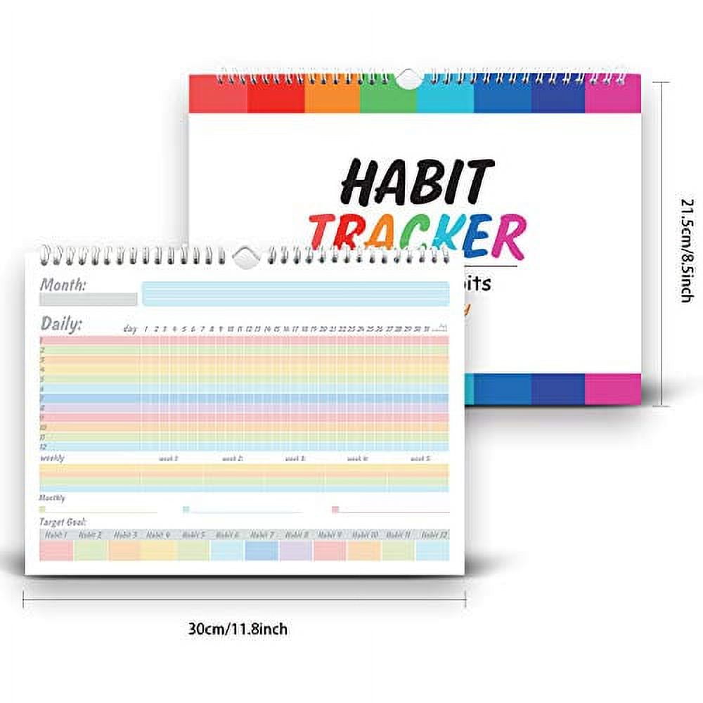 gisgfim Habit Tracker Calendar Motivational Habit Tracking
