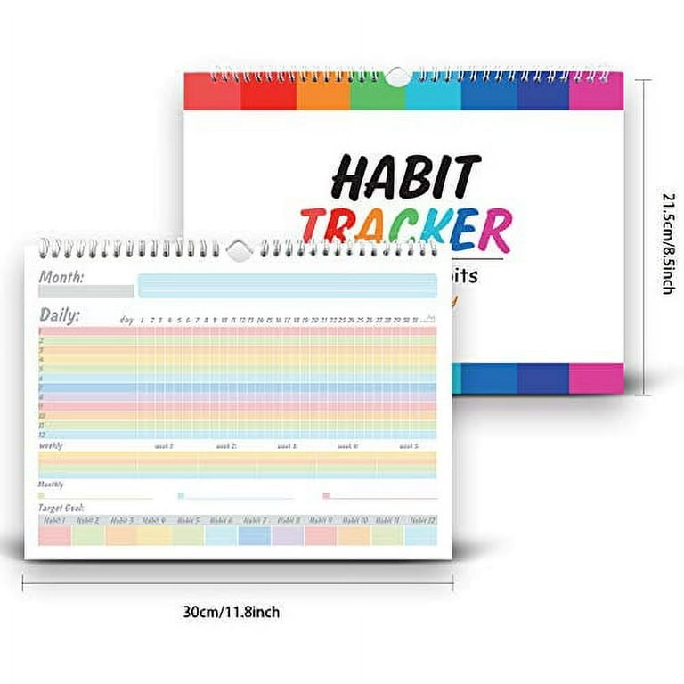 gisgfim Habit Tracker Calendar Motivational Habit Tracking