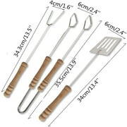 gkliGIHK 3pcs Barbecue Tools Set for Grilling Utensils Kitchen Cleaning Supplies,Scrubbers