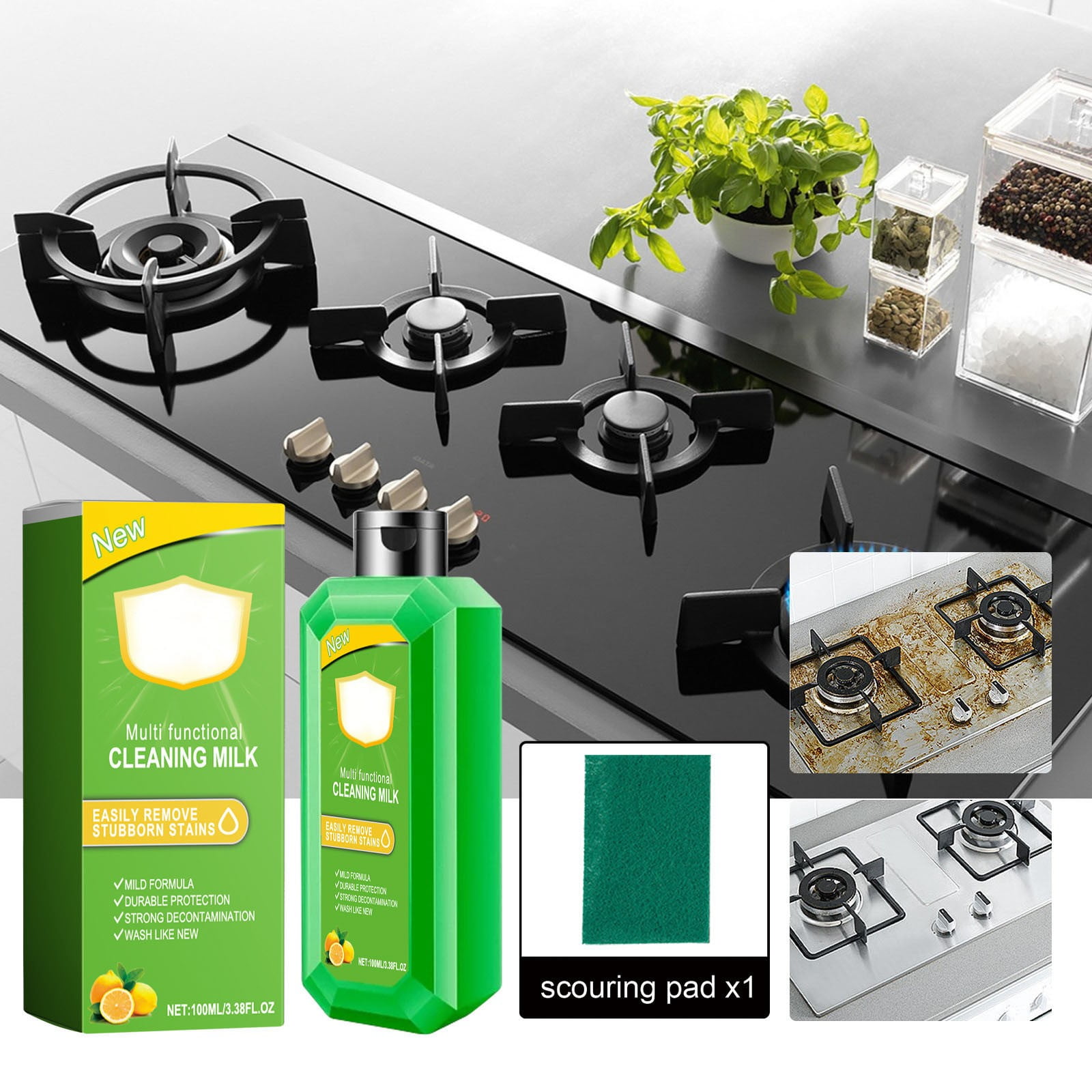 Glass Cleaner Fast Acting Effective For Tile Wall Bathtub Silicone